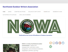 Tablet Screenshot of northwest-outdoor-writers-association.org